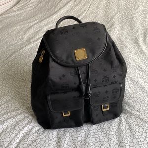 MCM Black Backpack